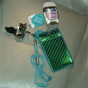 Bath & Body Works Wearable Lanyard Pocketbac Holder, ID Badge Card Holder New